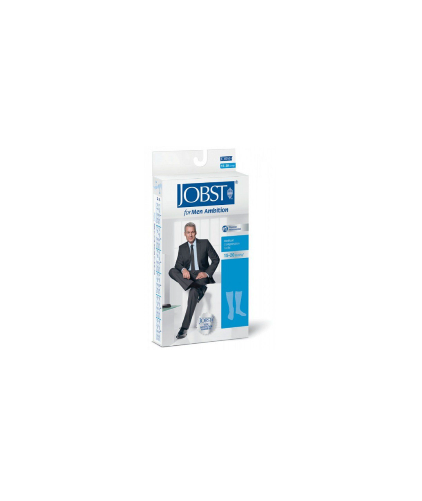 CALZA COMPRESSIVA JOBST FOR MEN 15-20MMHG GAMBALETTO NERO 2 - Abelastore.it - Dispositivi sanitari