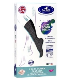 SAUBER CALZA DONNA FANTASIA FILATO Q-SKIN 70 DEN GRIGIO ROMBI NERI TAGLIA P PROMO - Abelastore.it - Dispositivi sanitari