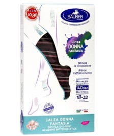 SAUBER CALZA DONNA FANTASIA FILATO Q-SKIN 140 DEN NERO RIGA BISCOTTO PAPRIKA BORDEAUX TAGLIA P PROMO - Abelastore.it - Dispos...