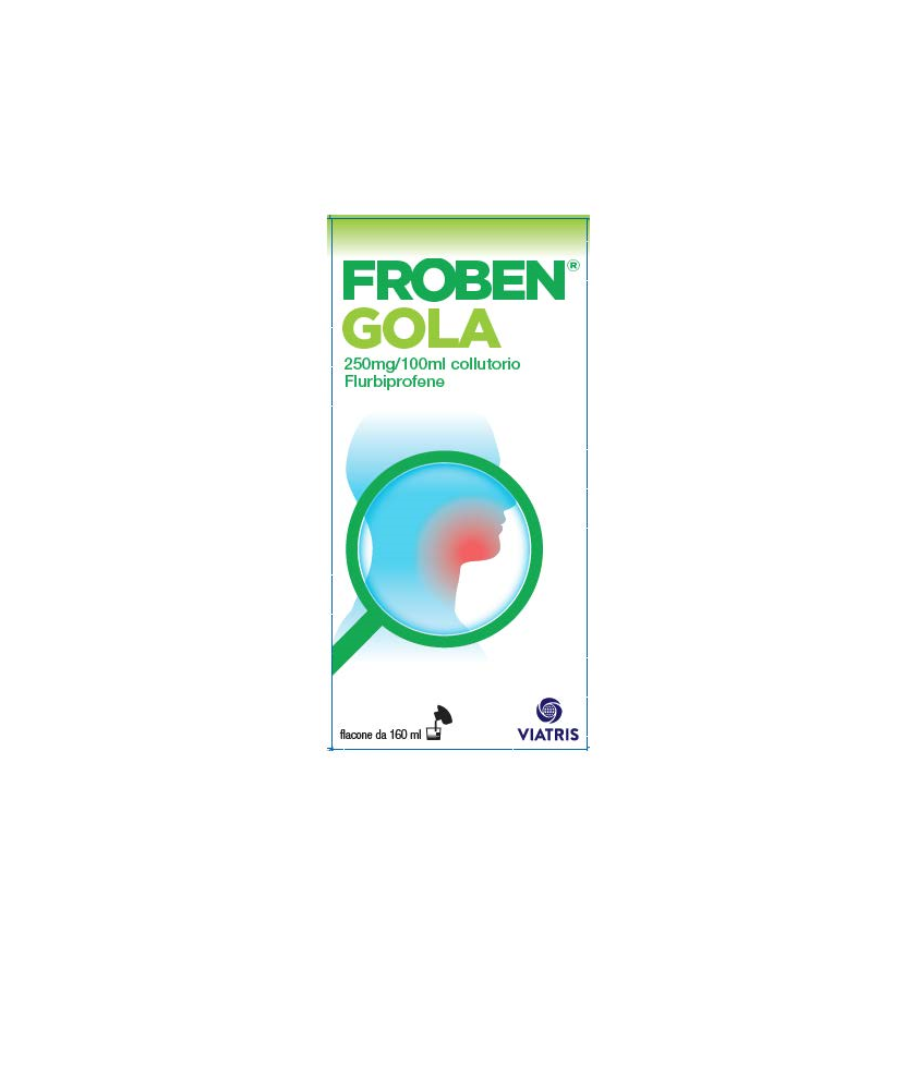 FROBEN GOLA COLLUTORIO 160ML 0,25% - Abelastore.it - Farmaci ed Integratori