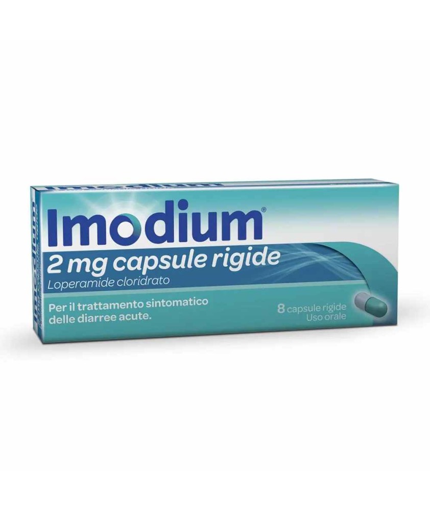 IMODIUM 8 CAPSULE 2 MG - Abelastore.it - Farmaci ed Integratori