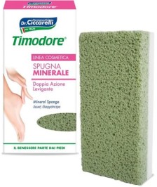 TIMODORE SPUGNA MINERALE DOPPIA AZIONE - Abelastore.it - Cura Mani e Piedi