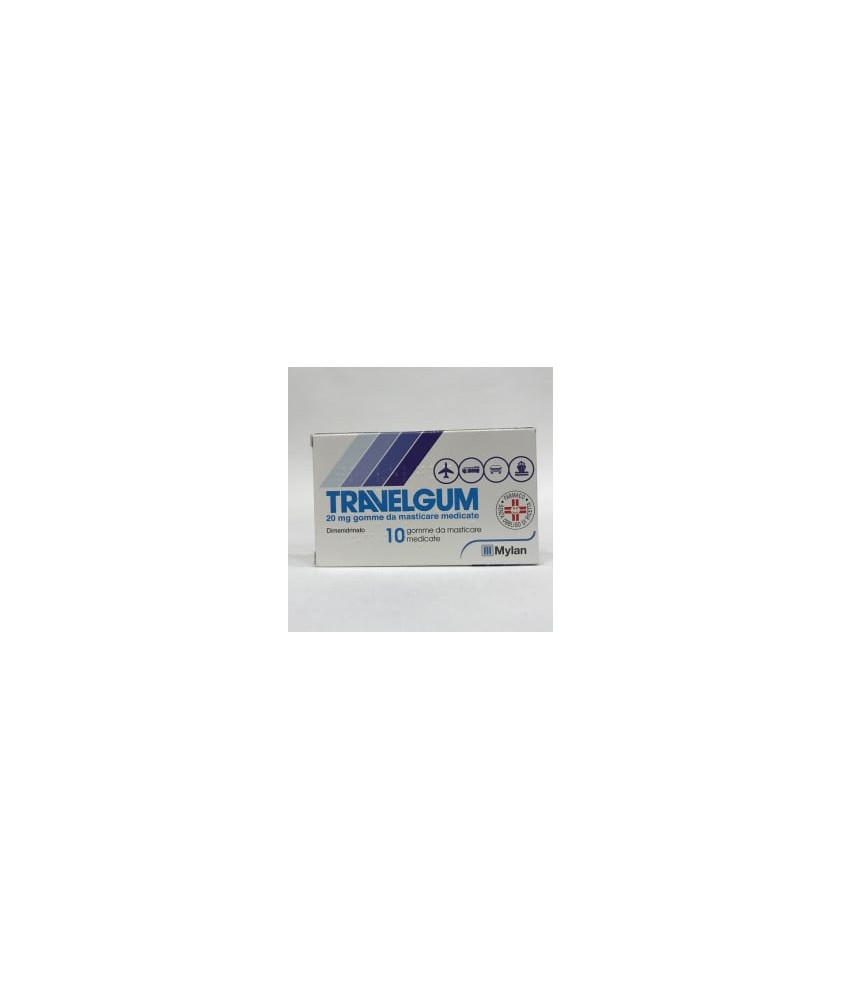 TRAVELGUM 10 GOMME MASTICABILI 20MG - Abelastore.it - Farmaci ed Integratori