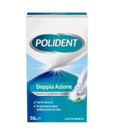 POLIDENT POLVERE ADESIVA GUSTO MENTA 50G - Abelastore.it - Igiene Orale