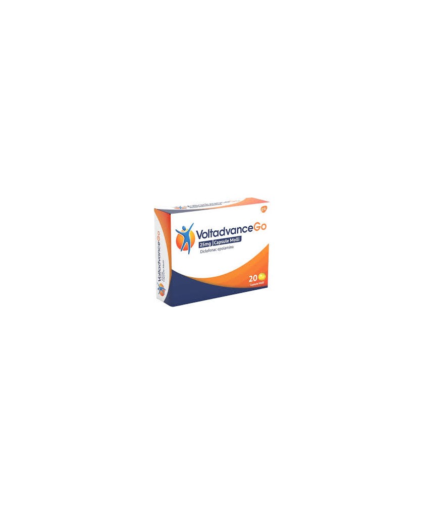 VOLTADVANCEGO 20 CAPSULE 25MG - Abelastore.it - Farmaci ed Integratori