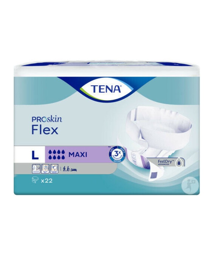 TENA FLEX MAXI MISURA L 22 PEZZI - Abelastore.it - Igiene del Corpo