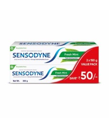 DENTIFRICIO SENSODYNE FRESH MINT TOOTH 2 X 150 ML - Abelastore.it - Igiene Orale