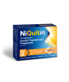 NIQUITIN 7 CEROTTI TRANSDERMICI 14MG/24H - Abelastore.it - Farmaci ed Integratori