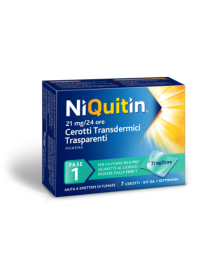 NIQUITIN 7 CEROTTI TRANSDERMICI 21MG/24H - Abelastore.it - Farmaci ed Integratori