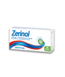 ZERINOL 20 COMPRESSE RIVESTITE 300MG+2MG - Abelastore.it - Farmaci ed Integratori