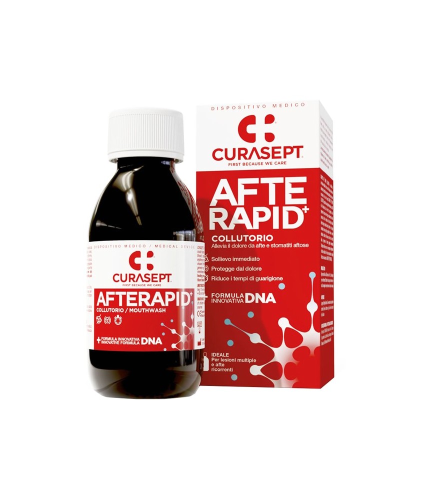 CURASEPT COLLUTORIO AFTE RAPID 125 ML - Abelastore.it - Igiene Orale