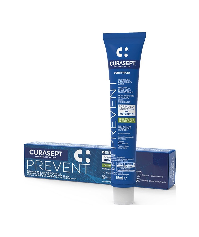 CURASEPT PREVENT DENTIFRICIO - Abelastore.it - Igiene Orale