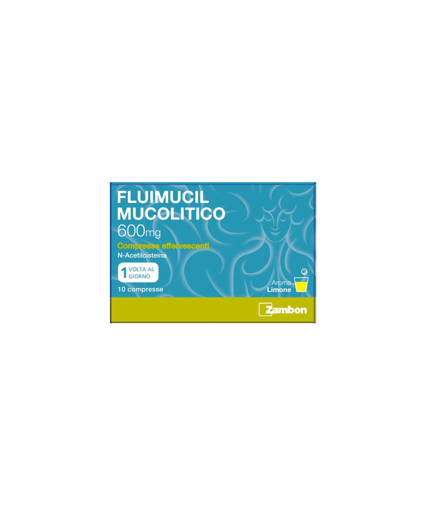 FLUIMUCIL MUCOLOLITICO 10 COMPRESSE EFFERVESCENTI 600 MG - Abelastore.it - Farmaci ed Integratori