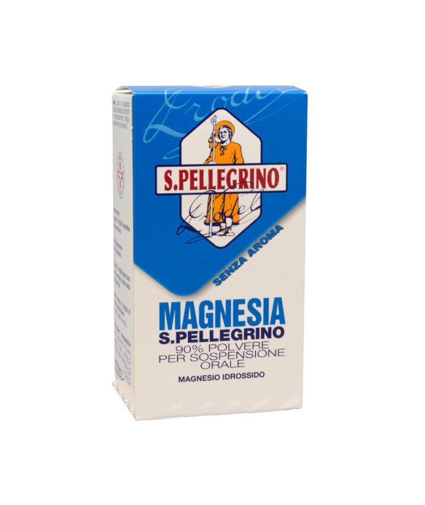 MAGNESIA SAN PELLEGRINO POLVERE 100G 90% - Abelastore.it - Farmaci ed Integratori