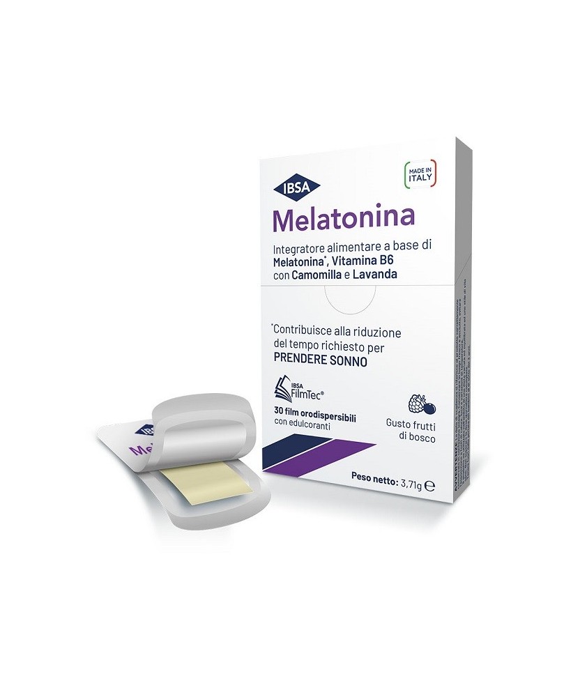 MELATONINA IBSA 30 FILM ORALI - Abelastore.it - Farmaci ed Integratori