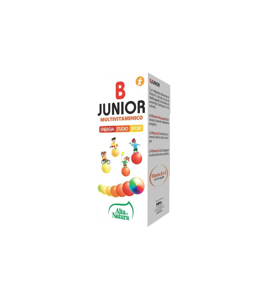 B JUNIOR MULTIVITAMINICO 100ML - Abelastore.it - Farmaci ed Integratori