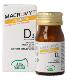 MACROVYT VITAMINA D3 VEGETALE 60 COMPRESSE - Abelastore.it - Farmaci ed Integratori