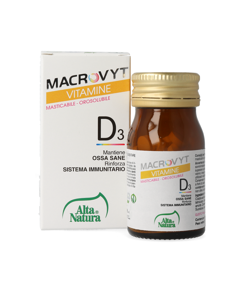 MACROVYT VITAMINA D3 VEGETALE 60 COMPRESSE - Abelastore.it - Farmaci ed Integratori