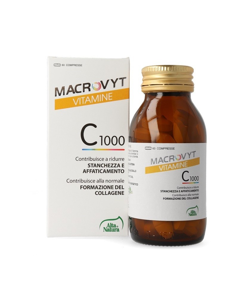 MACROVYT VITAMINA C 1000 30 COMPRESSE - Abelastore.it - Farmaci ed Integratori