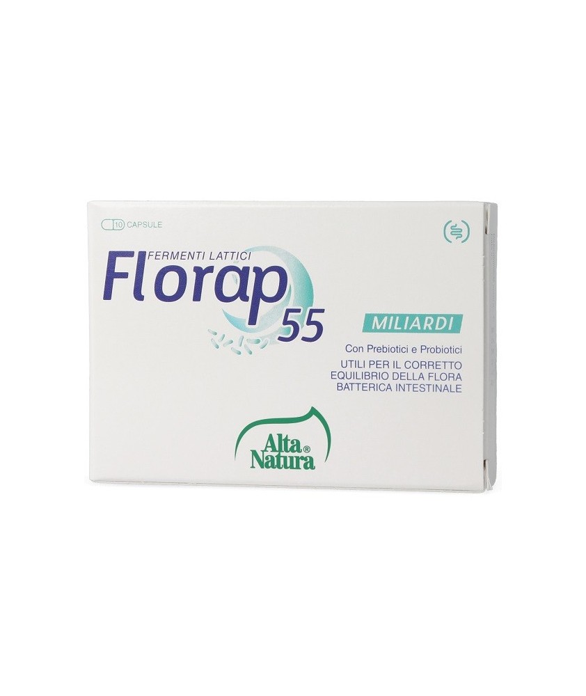 FLORAP 55 MILIARDI 10 CAPSULE - Abelastore.it - Farmaci ed Integratori