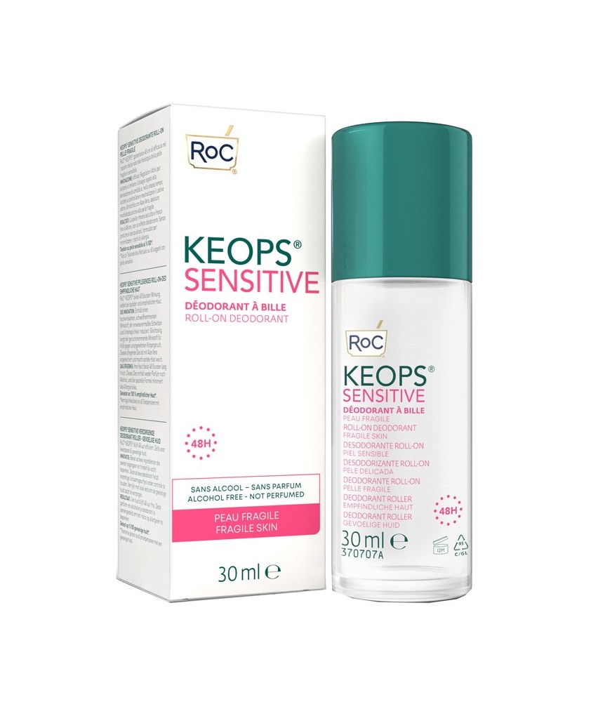 ROC KEOPS DEODORANTE ROLL-ON 48H SENSITIVE - Abelastore.it - ROC