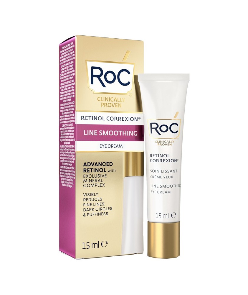 ROC RETINOL CORREXION LINE SMOOTHING CREMA OCCHI - Abelastore.it - Cosmetici e Bellezza