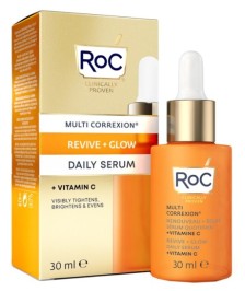 ROC MULTI CORREXION REVIVE+GLOW SIERO VISO ILLUMINANTE 30ML - Abelastore.it - Cosmetici e Bellezza