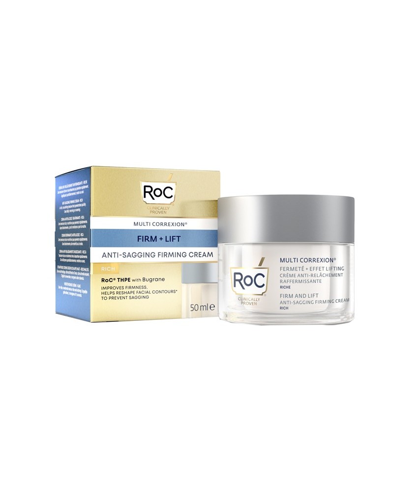 ROC - MULTI CORREXION FIRM + LIFT - ANTI - SAGGING FIRMING CREAM - Abelastore.it - Cosmetici e Bellezza