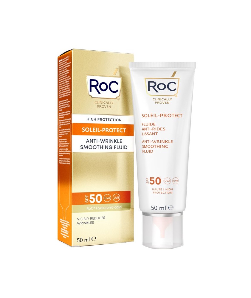 ROC SOLARE VISO 50 ANTIRUGHE - Abelastore.it - Cosmetici e Bellezza