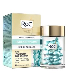 ROC MULTI CORREXION HYDRATE+ PLUMP SIERO VISO IN CAPSULE 30CAPSULE - Abelastore.it - Cosmetici e Bellezza