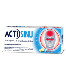 ACTISINU 12 COMPRESSE 200MG+30MG - Abelastore.it - Farmaci ed Integratori