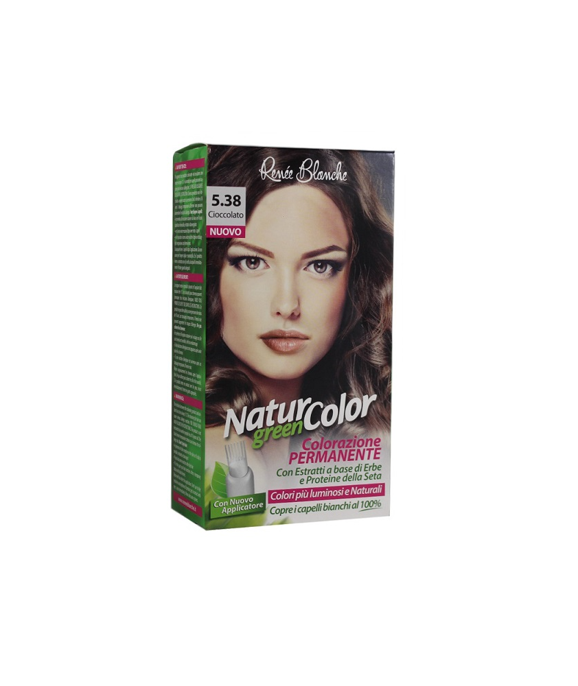 RENEE BLANCHE NATUR COLOR GREEN 5.38 COLORAZIONE CIOCCOLATO - Abelastore.it - Capelli