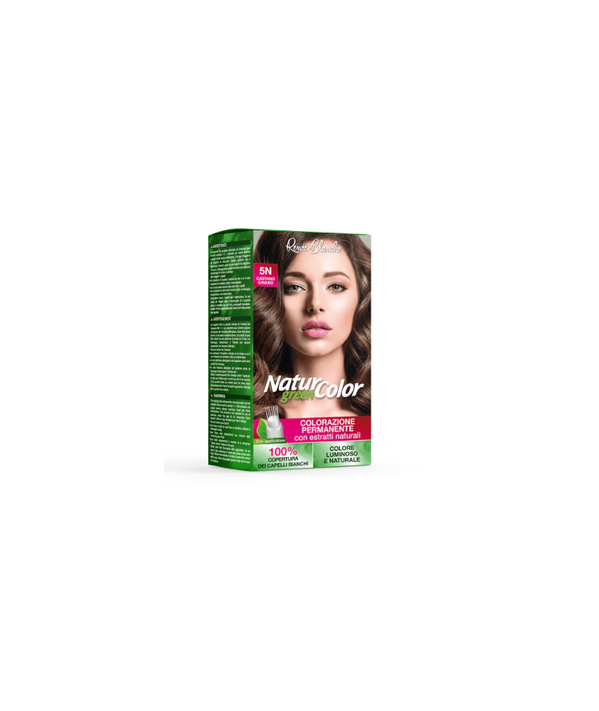 RENEE BLANCHE GREENNATUR COLOR 5N COLORAZIONE CASTANO CHIARO - Abelastore.it - Capelli