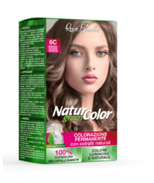 RENEE BLANCHE NATUR GREEN COLOR 6C COLORAZIONE BIONDO SCURO CENERE - Abelastore.it - Capelli