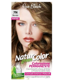 RENEE BLANCHE NATUR COLOR GREEN COLORAZIONE 7N BIONDO - Abelastore.it - Cosmetici e Bellezza