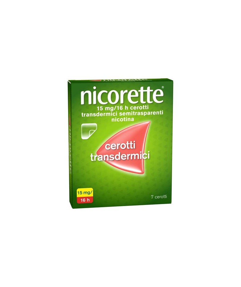 NICORETTE 7 CEROTTI TRANSDERMICI 15MG/16H - Abelastore.it - Farmaci ed Integratori