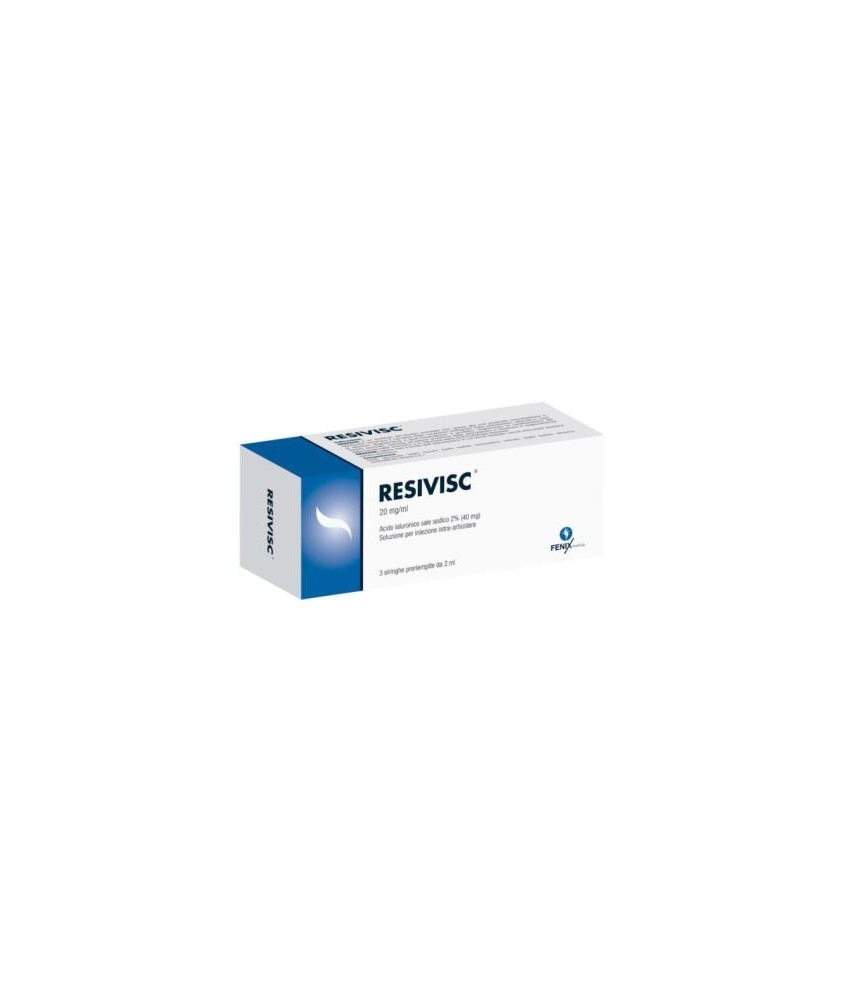 SIRINGA INTRA-ARTICOLARE RESIVISC ACIDO IALURONICO 40 MG 2 ML 3 PEZZI - Abelastore.it - Dispositivi sanitari