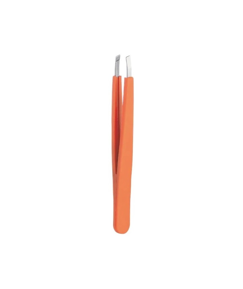 TROUSS 6 PINZETTE GOMMATE PUNTA A GRANCHIO ARANCIO - Abelastore.it - Make Up