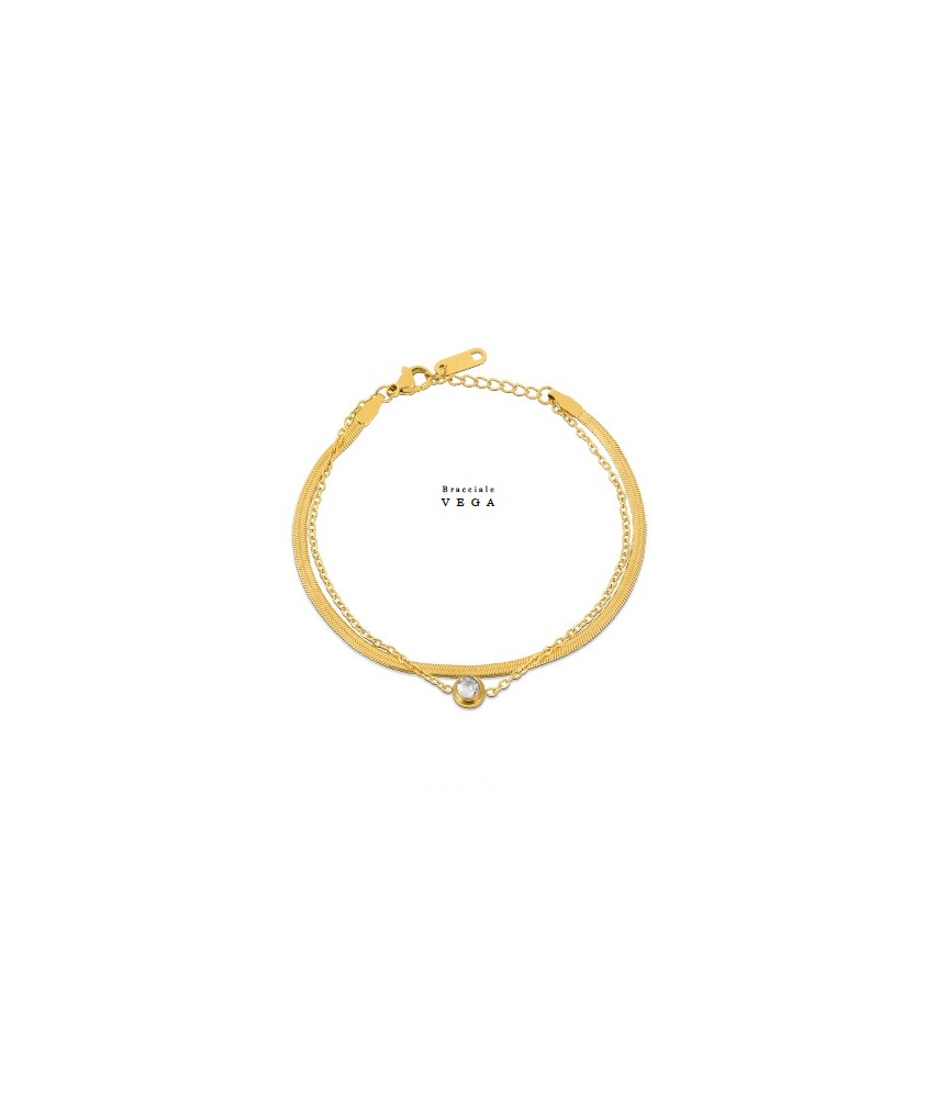 MOONILA BRACCIALE ORO VEGA - Abelastore.it - BIGIOTTERIA E GIOIELLI