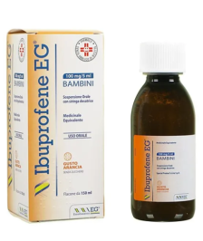 IBUPROFENE EG SCIROPPO BAMBINI 150ML AROMA ARANCIA - Abelastore.it - Farmaci ed Integratori