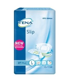 TENA SLIP PLUS PANNOLONI MISURA L 10 PEZZI - Abelastore.it - Igiene del Corpo