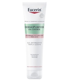 Eucerin DermoPurifyer Oil Control Gel Detergente Tripla Azione 150ml - Abelastore.it - Cosmetici e Bellezza