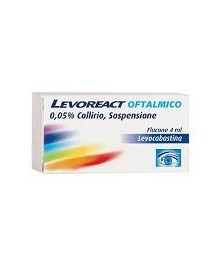 LEVOREACT OFTALMICO COLLIRIO SOSPENSIONE 4ML 0,5MG - Abelastore.it - Farmaci ed Integratori