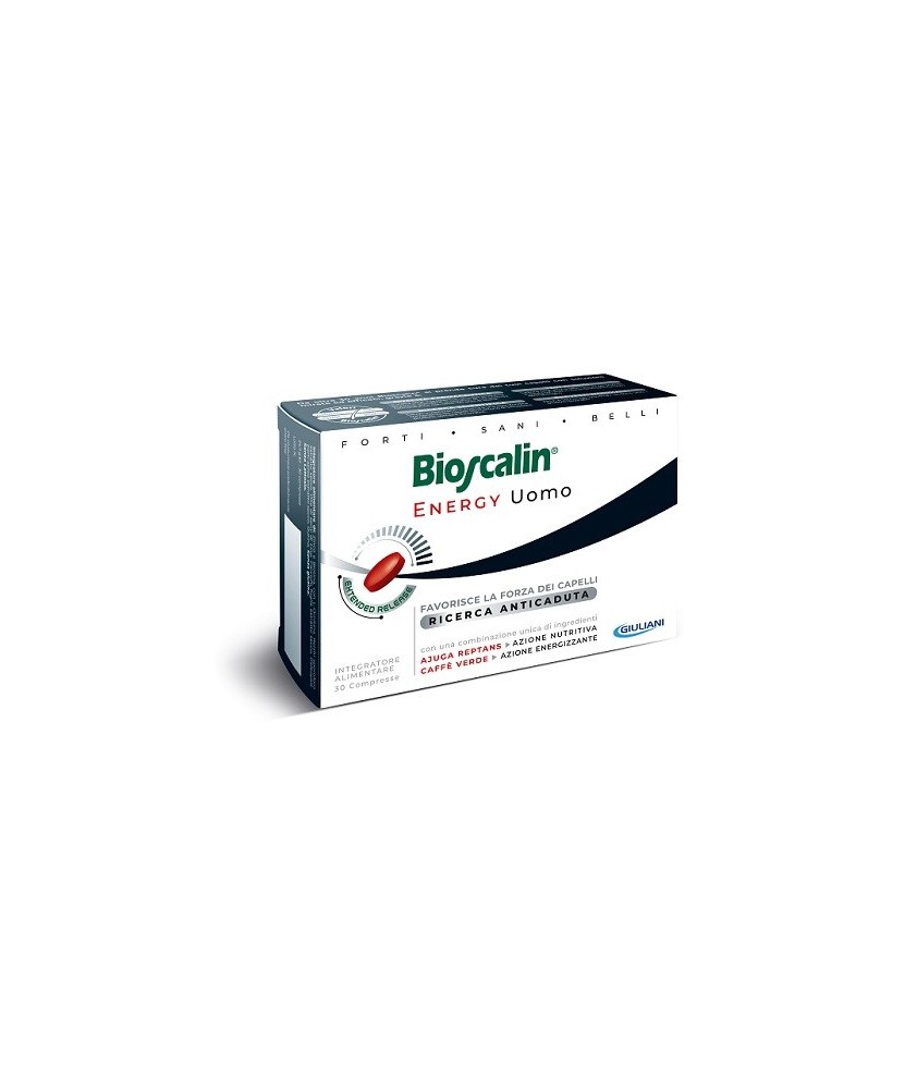 BIOSCALIN ENERGY 90 COMPRESSE TRE MESI DI TRATTAMENTO - Abelastore.it - Cosmetici e Bellezza