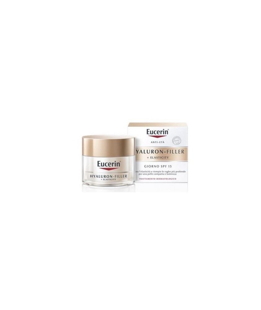 EUCERIN HYALURONFILLER ELASTICITY TRATTAMENTO ANTIRUGHE- CREMA GIORNO 50 ML SPF 15 - Abelastore.it - Trattamenti e Creme