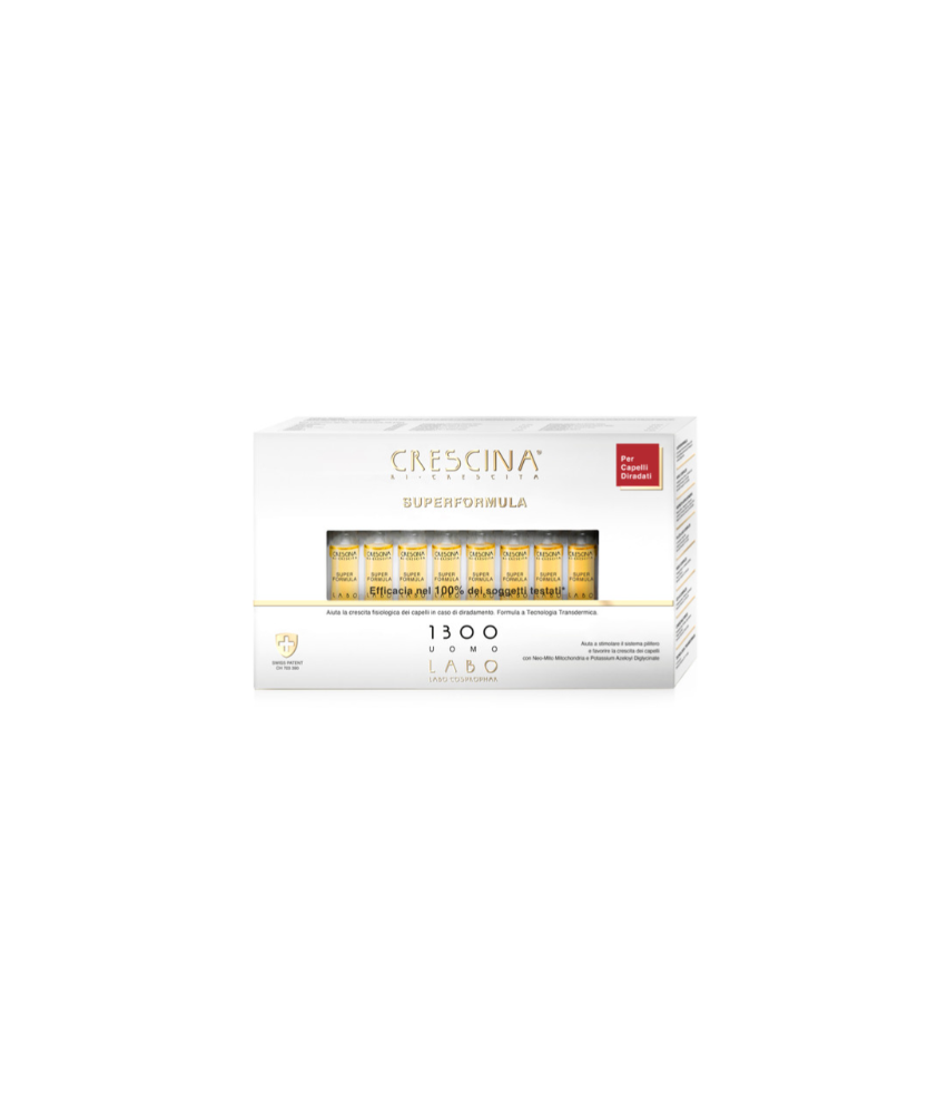 CRESCINA RI-CRESCITA SUPERFORMULA 1300 UOMO 20F - Abelastore.it - Cosmetici e Bellezza