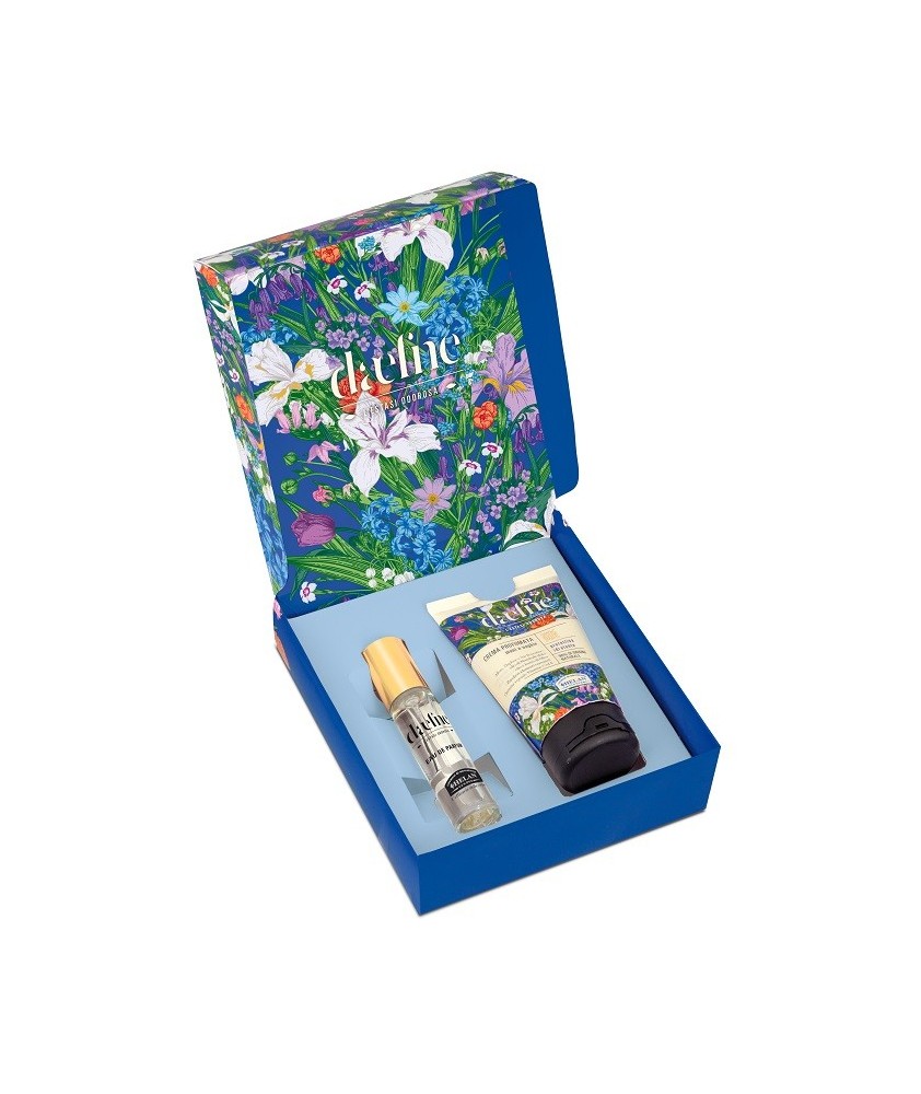 DAEFNE COFANETTO CREMA MANI + EAU DE PARFUM 10 ML - Abelastore.it - Cosmetici e Bellezza DAEFNE COFANETTO CREMA MANI + EAU DE PARFUM 10 ML - Abelastore.it - Cosmetici e Bellezza