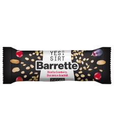 YES SIRT BARRETTE CRANBERRY UVA NERA ARACHIDI 25 G - Abelastore.it - Farmaci ed Integratori