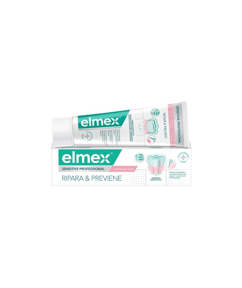 ELMEX SENSITIVE PROFESSIONAL RIPARA & PREVIENE 75 ML SCADENZA10/26 - Abelastore.it - Igiene Orale ELMEX SENSITIVE PROFESSIONAL RIPARA & PREVIENE 75 ML SCADENZA10/26 - Abelastore.it - Igiene Orale