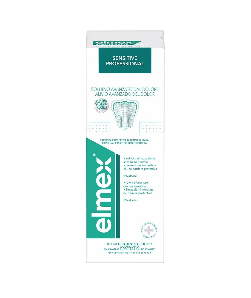ELMEX SENSITIVE PROFESSIONAL COLLUTORIO DENTI SENSIBILI 400 ML SCADENZA 10/26 - Abelastore.it - Igiene Orale ELMEX SENSITIVE PROFESSIONAL COLLUTORIO DENTI SENSIBILI 400 ML SCADENZA 10/26 - Abelastore.it - Igiene Orale